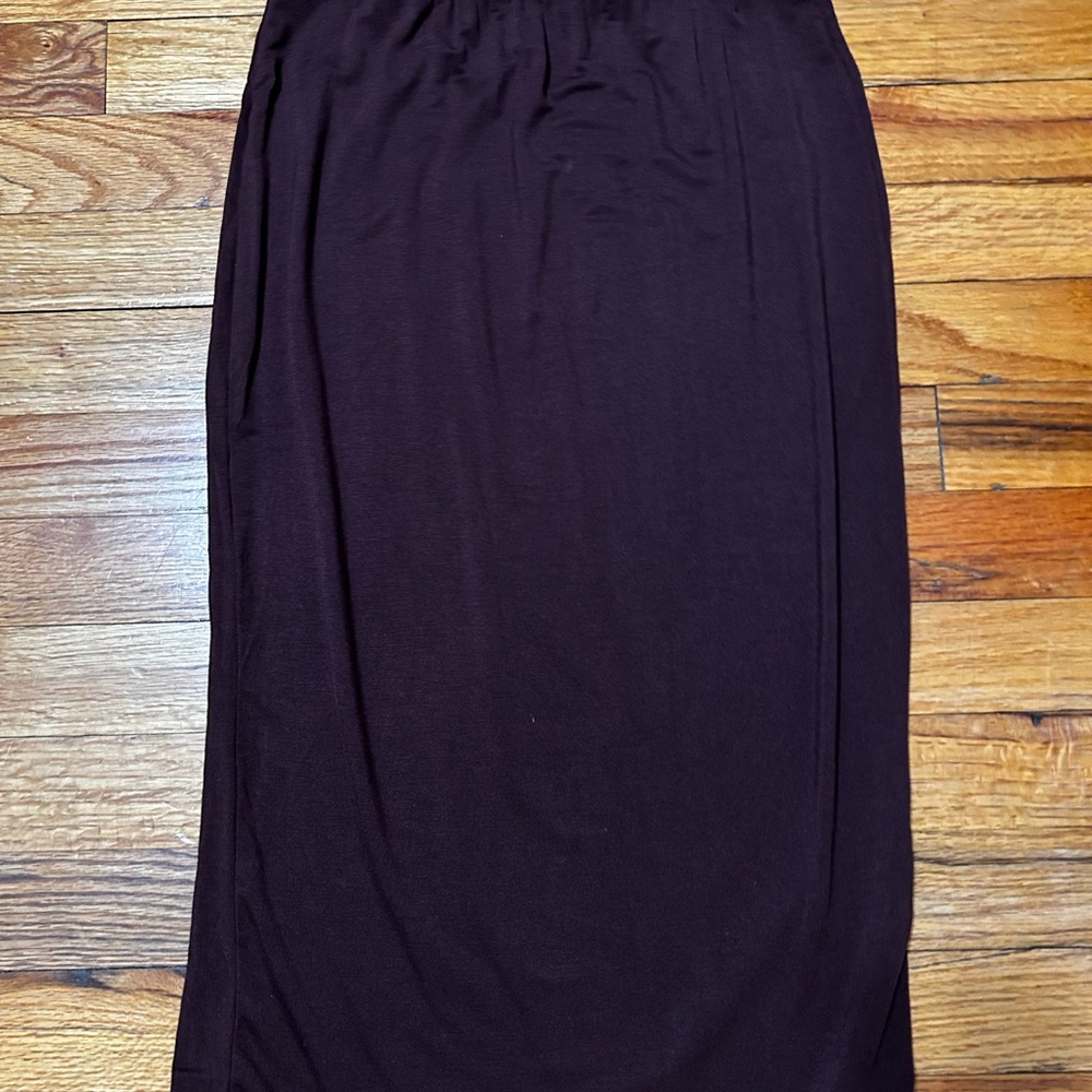SHEIN Deep Brown Pencil Skirt